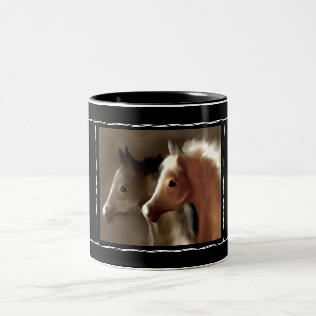 " Friends" ~ Mug with fancy border (Center)