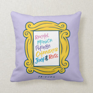 FRIENDS™ Names in Peephole Throw Pillow