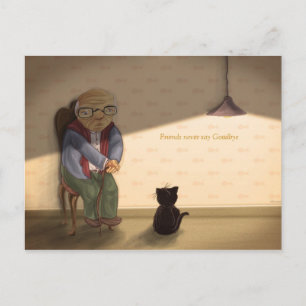 Friends never say Goodbye Postcard