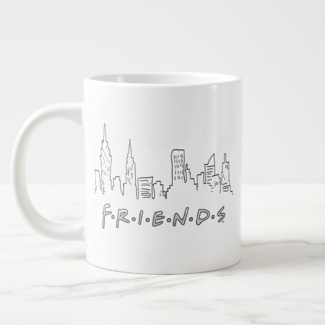 FRIENDS™ | New York City Silhouette Large Coffee Mug (Left)