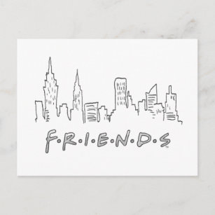 FRIENDS™   New York City Silhouette Postcard