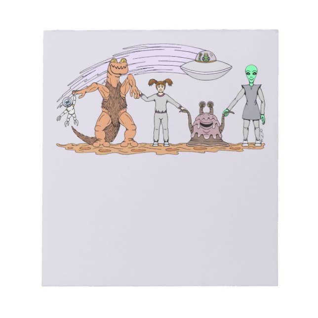 Friends No Matter The Differences Notepad (Front)