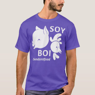 Friends Not Food Soy Boy Tofu Funny Vegan Vegeta T-Shirt