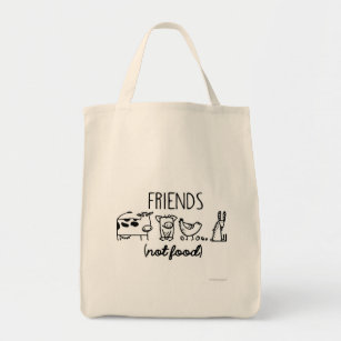 FRIENDS (not food) Tote Bag