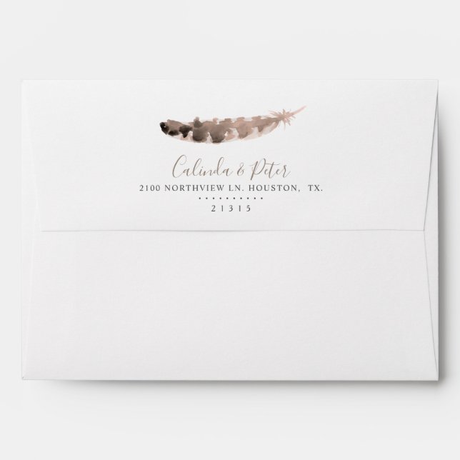 Friends of a Feather | Thanksgiving Envelope (Back (Top Flap))