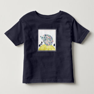 Friends of Clementine Folk Art Hedge Hog Toddler T-shirt