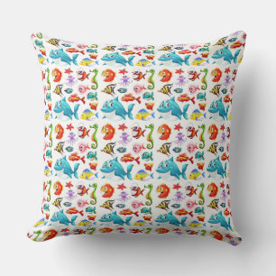Friends Of The Sea Throw Pillow