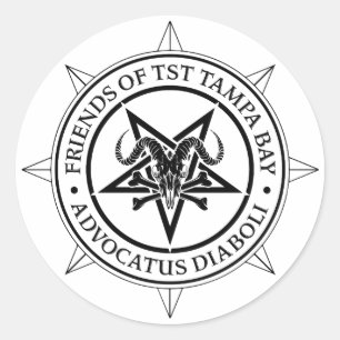 Friends of TST Dark logo Classic Round Sticker