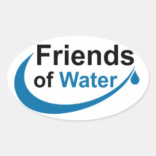 Friends of Water Oval Sticker