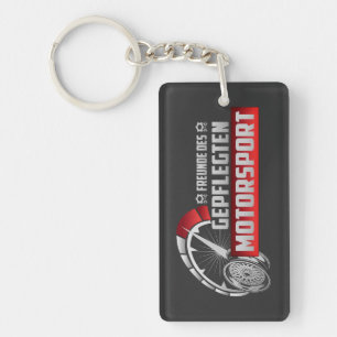 Friends of well-maintained motorsport keychain