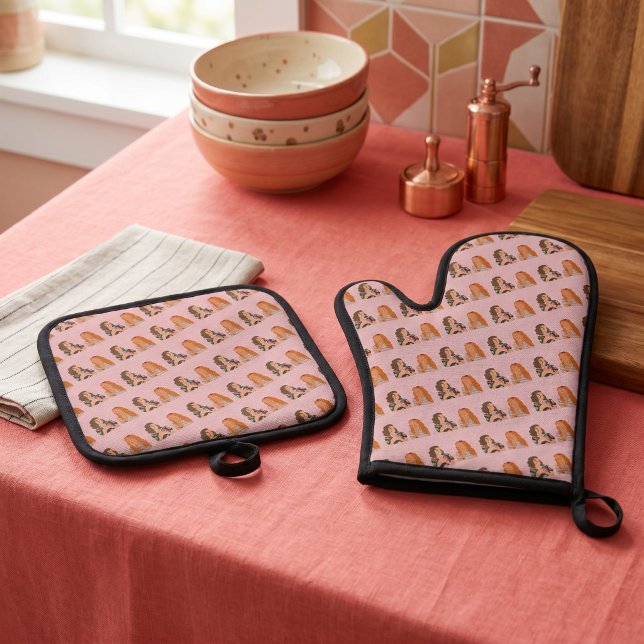 Friends Oven Mitt & Pot Holder Set (Creator Uploaded)