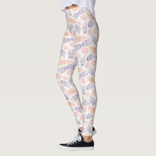 FRIENDS™   Pastel Central Perk Pattern Leggings
