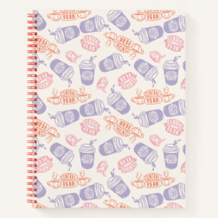 FRIENDS™ Pastel Central Perk Pattern Notebook