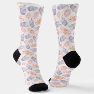 FRIENDS™ Pastel Central Perk Pattern Socks