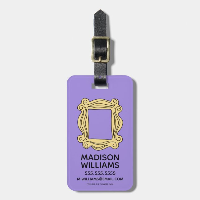FRIENDS™ | Peephole Frame Luggage Tag (Front Vertical)