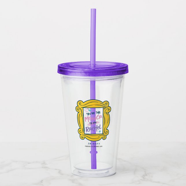 FRIENDS™ Peephole | You're the Monica to my Rachel Acrylic Tumbler (Front)