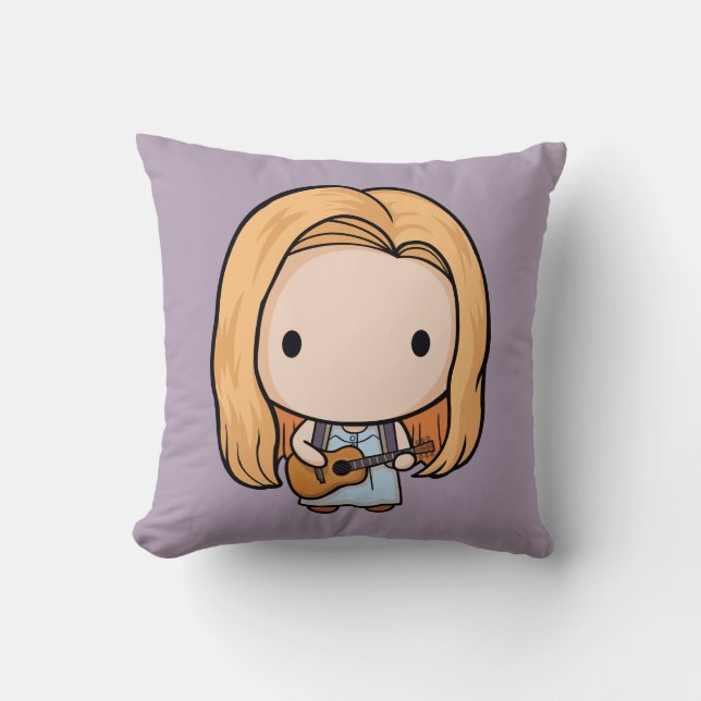 FRIENDS™ | Phoebe Chibi Throw Pillow (Front)