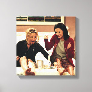 FRIENDS™   Phoebe & Monica Waxing Legs Canvas Print