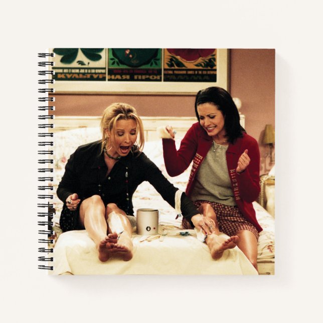 FRIENDS™ | Phoebe & Monica Waxing Legs Notebook (Front)