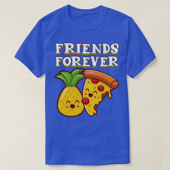 Friends Pineapple Pizza  T-Shirt (Design Front)
