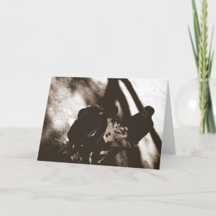 Friends Playing Chinese Chess/Friendship Card