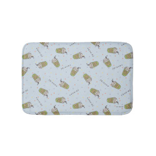 FRIENDS™   Polka Dot Central Perk Pattern Bath Mat