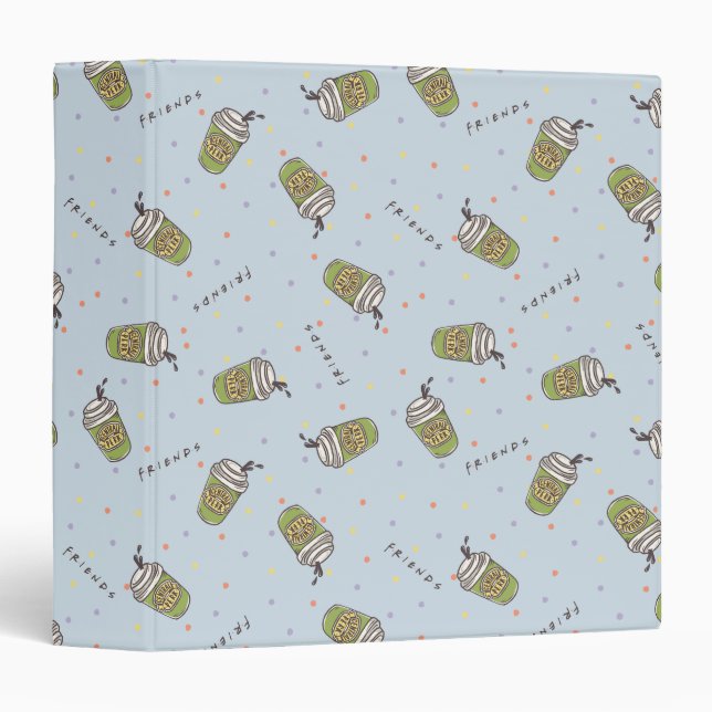 FRIENDS™ | Polka Dot Central Perk Pattern Binder (Front/Spine)