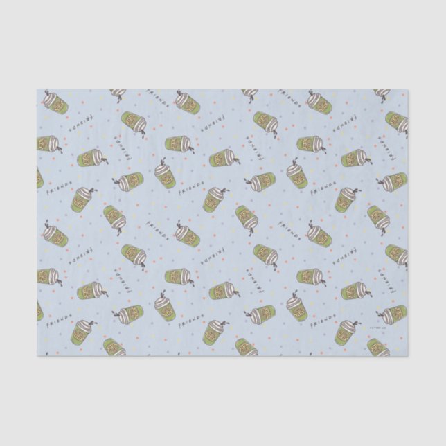 FRIENDS™ | Polka Dot Central Perk Pattern Tissue Paper (Front)