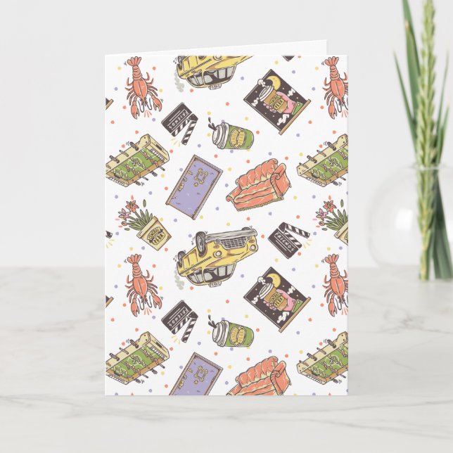 FRIENDS™ | Polka Dot Icon Pattern Card (Front)