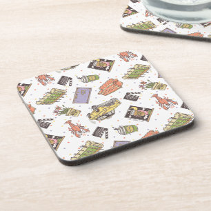FRIENDS™   Polka Dot Icon Pattern Coaster