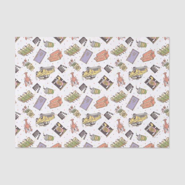 FRIENDS™ | Polka Dot Icon Pattern Tissue Paper (Front)