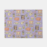 FRIENDS™ | Purple Icon Pattern