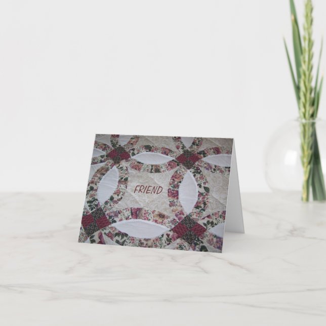 Friends/Quilts Card (Front)