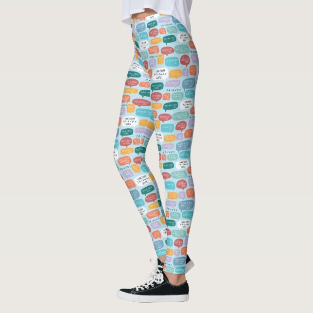 FRIENDS™ Quote Pattern Leggings (Left)