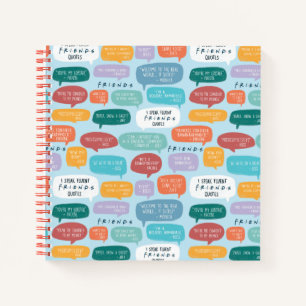 FRIENDS™ Quote Pattern Notebook