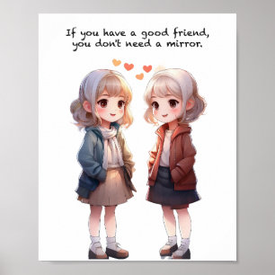 Friends quote  poster