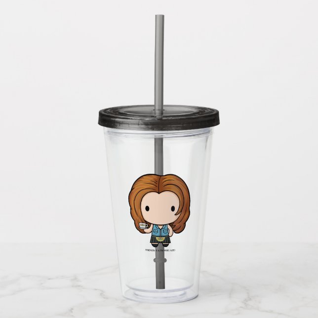 FRIENDS™ | Rachel Chibi Acrylic Tumbler (Front)