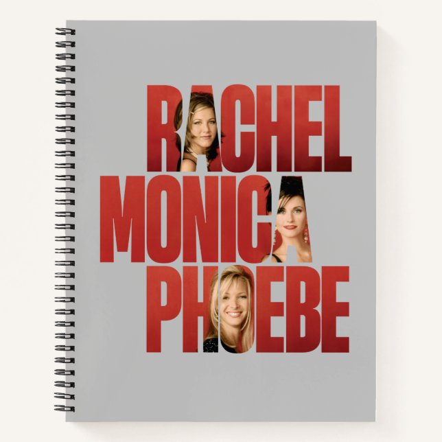 FRIENDS™ | Rachel, Monica & Phoebe Notebook (Front)
