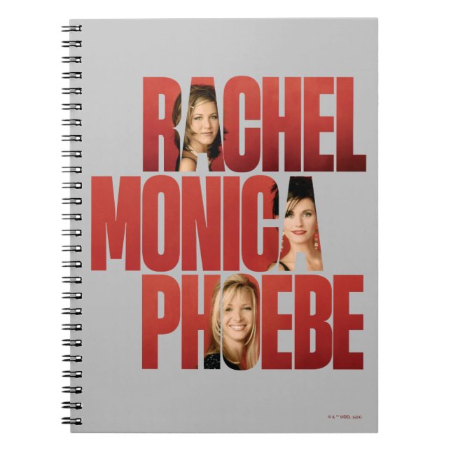 FRIENDS™ | Rachel, Monica & Phoebe Notebook (Front)