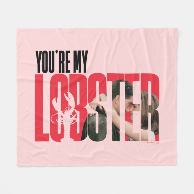 FRIENDS™ | Rachel & Ross - You're My Lobster Fleece Blanket (Front (Horizontal))