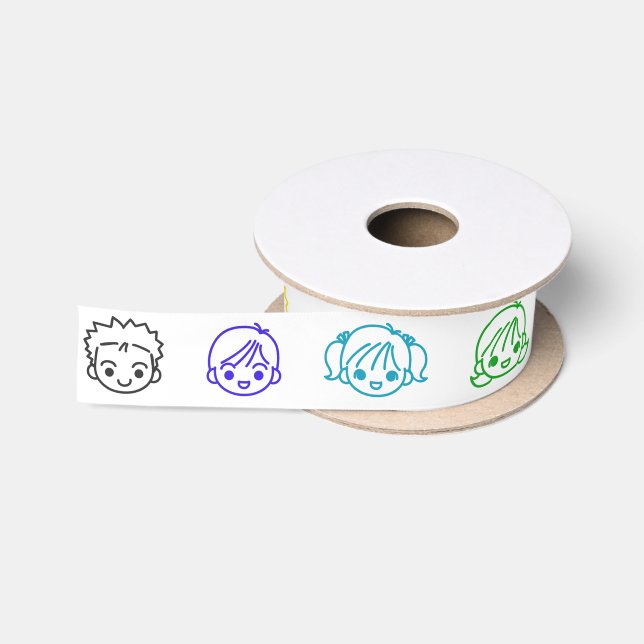 friends ribbon satin ribbon (Spool)