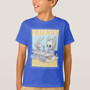 Friends robot rabbit and machine 071502 T-Shirt