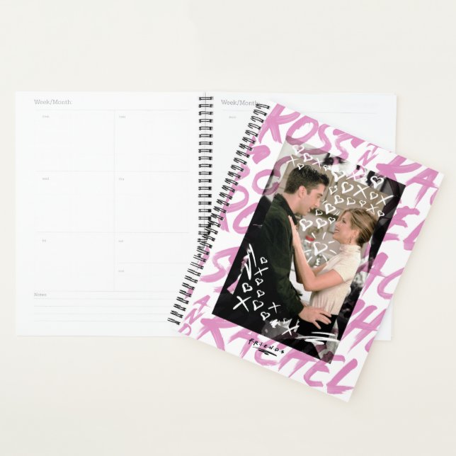FRIENDS™ | Ross And Rachel Doodled Hearts Planner (Display)