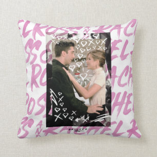 FRIENDS™   Ross And Rachel Doodled Hearts Throw Pillow
