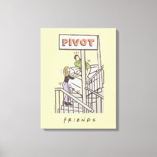 FRIENDS™   Ross and Rachel PIVOT Canvas Print