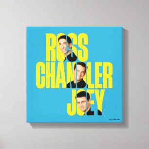 FRIENDS™   Ross, Chandler & Joey Canvas Print