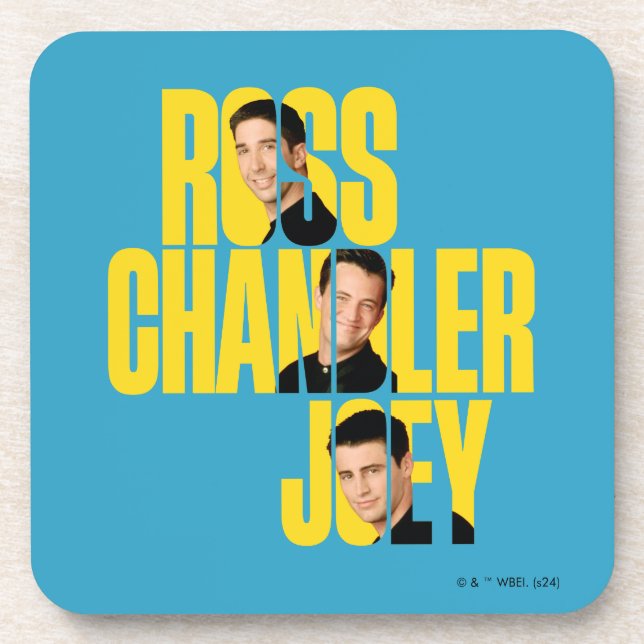 FRIENDS™ | Ross, Chandler & Joey Coaster (Front)