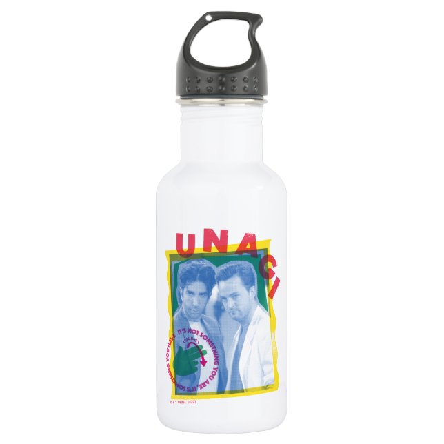 FRIENDS™ | Ross & Chandler - Unagi 532 Ml Water Bottle (Front)