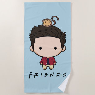 FRIENDS™   Ross Chibi Beach Towel