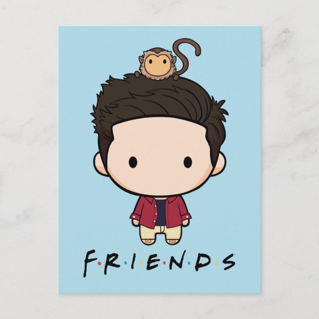 FRIENDS™ | Ross Chibi Invitation Postcard (Front)